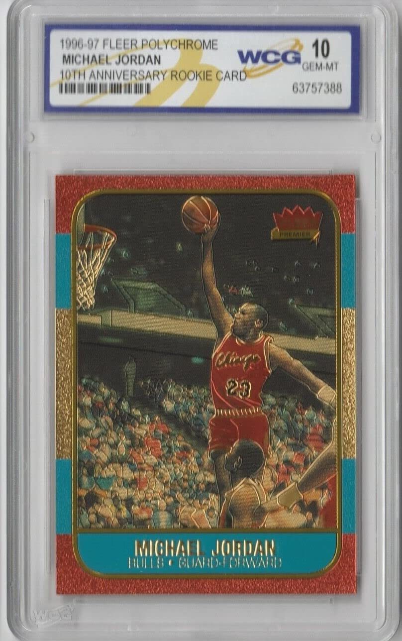 Amazon.com: Michael Jordan Fleer Polychrome 10TH Anniversary